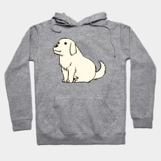 I draw chiyo chan's white dog tadakichi-san / azumanga daioh Hoodie